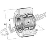 PWTR25-2RS-RR-XL GALET INA