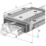 KWVE15-W-V1-G4 CHARIOT GUIDAGE 4 PISTES A BILLES I
