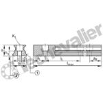 TKVD15-B-G1 RAIL DE GUIDAGE LE M. - INA