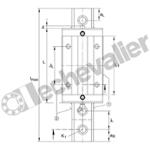 KWSE20-H-V2-G2 CHARIOT GUIDAGE 6 PISTES INA