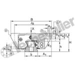 KWVE15-B-EC-V1-G4 CHARIOT 4 PISTES A BILLES INA