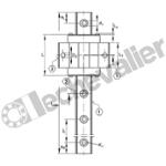 KWVE15-B-EC-V1-G4 CHARIOT 4 PISTES A BILLES INA