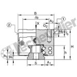 KWVE20-B-S-V1-G4 CHARIOT GUIDAGE 4 PISTES A BILLES I