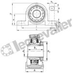 UKP211-J7 PALIER BLACK SERIES FAG