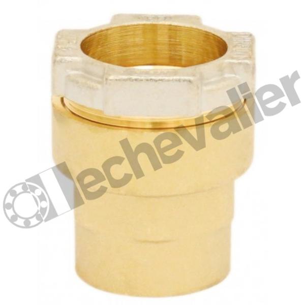 02F-3426 RACCORD A COMPRESSION D34 POUR TUBE FER D34 / F1 - LAITON