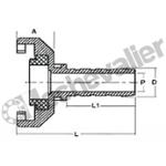 REC.19 RACCORD EXPRESS CANNELE D19 LAITON - JT. NBR - NFE29573