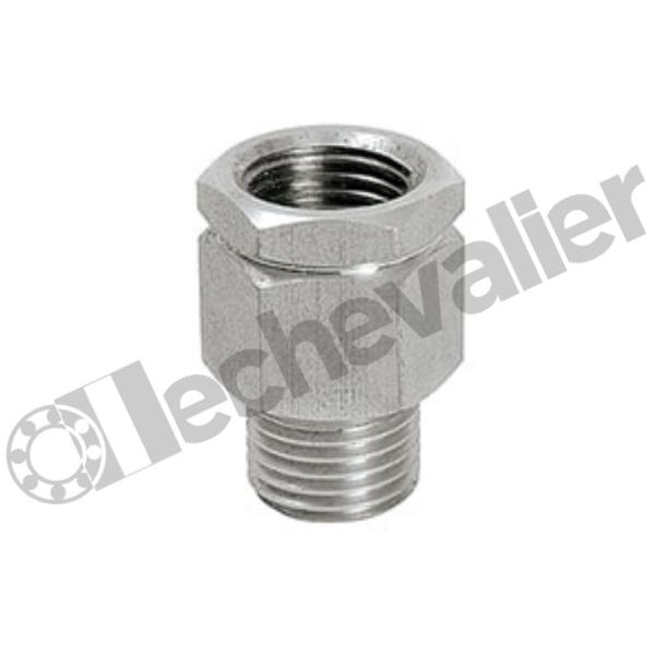 PERMA ETRANGLEUR +60 °C *104889 G1/4 X G1/4 INOX AVEC CLAPET PLAST