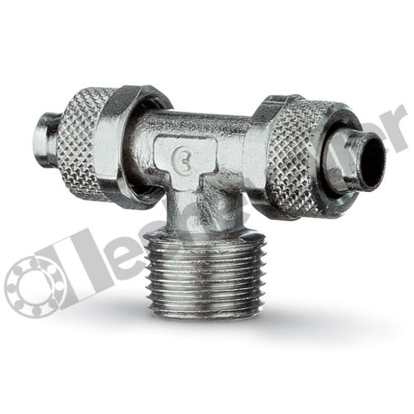 1410 8/6-1/4 TE MALE CENT. 1/4-8 A COIFFE - TUBE PA 6X8 - CAMOZZI