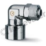 1493 10/8-1/4 COUDE FEMELLE 1/4-D10 A COIFFE - TUBE PA 8X10 - CAMOZZI