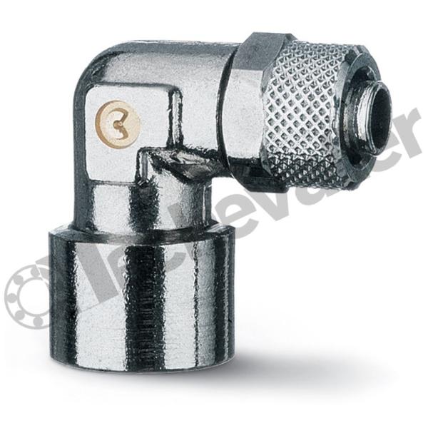 1493 10/8-1/4 COUDE FEMELLE 1/4-D10 A COIFFE - TUBE PA 8X10 - CAMOZZI