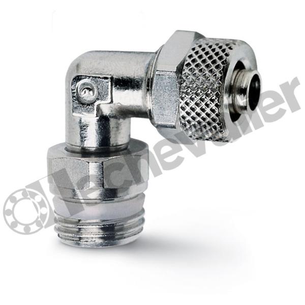 1541 10/8-1/4 COUDE MALE 1/4-D10 A COIFFE-SPRINT-ORIENTABLE CAMOZZI