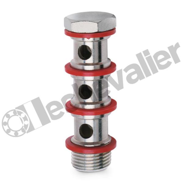 1631 03-1/8 VIS CREUSE TRIPLE 1/8 VERSION BASSE - H= 59mm - CAMOZZI
