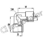 2013 3/8 COUDE F.F. LAITON 3/8 BSPP - CAMOZZI