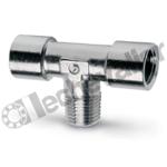 2060 3/4-3/4 TE F-M-F LAITON 3/4 TE MALE AU CENTRE SPRINT - CAMOZZI