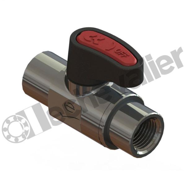 2943 1/8 MINI-VANNE F/F 1/8 BSPP CAMOZZI