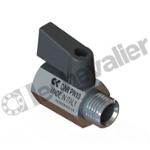 2954 1/4-1/4 MINI-VANNE M/F 1/4 BSPT/MSPP - SERIE ECO - CAMOZZI