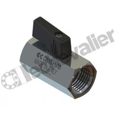2973 1/4 MINI-VANNE F/F 1/4 BSPP AVEC PURGE DECOMPRESSION - CAMOZZI