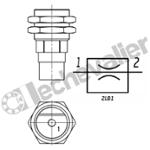 2LB-SE ELEMENT EMETTEUR M5 POUR CELLULE BARRAGE - CAMOZZI