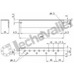 2LQ-8A EQUERRE FIXATION MOD LOGIQUE POUR 7 MODULES SIMPLES - CAMOZZI