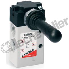 338-905 DIST. 3/2NF LEVIER 1/8 DEBIT 700L/min - MAN/RES - CAMOZZI