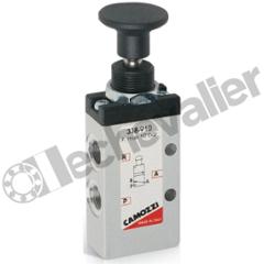 338-910 DIST. 3/2 BIST. TIRETTE 1/8 DEBIT 700L/min - MAN/RES - CAMOZZI