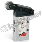 338-955 DIST. 3/2NF LEV. GALET 1/8 DEBIT 700L/min - MECA/RES - CAMOZZI