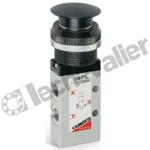 338-977 DIST. 3/2NF POING ROUGE 1/8 DEBIT 700L/min - MAN/RES - CAMOZZI