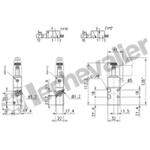 348-015-02 DIST. 3/2 NO 1/8 ELEC DEBIT 700L/min - SS. BOB. U CAMOZZI