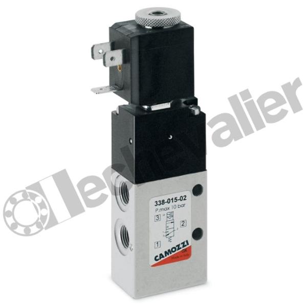 358-015-02 DIST. 5/2 MONO. 1/8 ELEC DEBIT 700L/min - ELE/RES - CAMOZZI