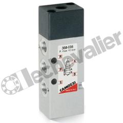354-035 DIST. 5/2 MONO. 1/4 PNEU DEBIT 1300L/min - PNE/RES - CAMOZZI
