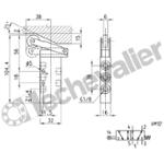 358-955 DIST. 5/2 MONO. GALET 1/8 DEBIT 700L/min - MECA/RES - CAMOZZI
