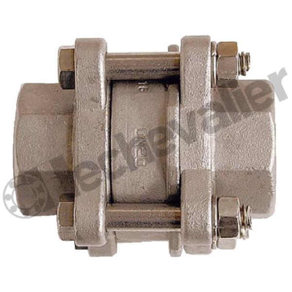 CARI3P.1/2 CLAPET ANTI RETOUR FF TT POSITION INOX - PN25 - FAF=68,5