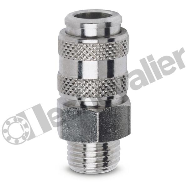 5051 1/8 COUPLEUR ITALIE M1/8 PROFIL ITALIEN - LAITON - CAMOZZI