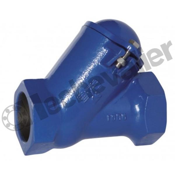 CARBFT.26 CLAPET ANTI-RETOUR BOULE G1 PN10 FONTE EPOXY FAF=118mm