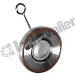 CBEBI.80 CLAPET A BATTANT DN80 CF8M/FKM PN16 T°max+180°C FAF=14mm