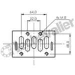 963-000-P11-23 DIST. 5/3 CF ELE/ELE ISO5599/1 T3 - 4350L/min - CAMOZZI