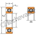 6207-2RS-C3/VSL609 ROULEMENT TIMKEN
