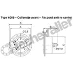 420440 MANO ACIER D40-RAR-1/8 0+6B SEC - CL:1,6 - IP43 - 6006 - CITEC