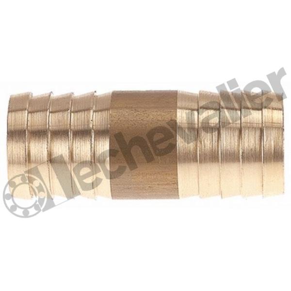 JDCL.15  JONCTION DOUBLE TUYAU D15 LAITON - PN10