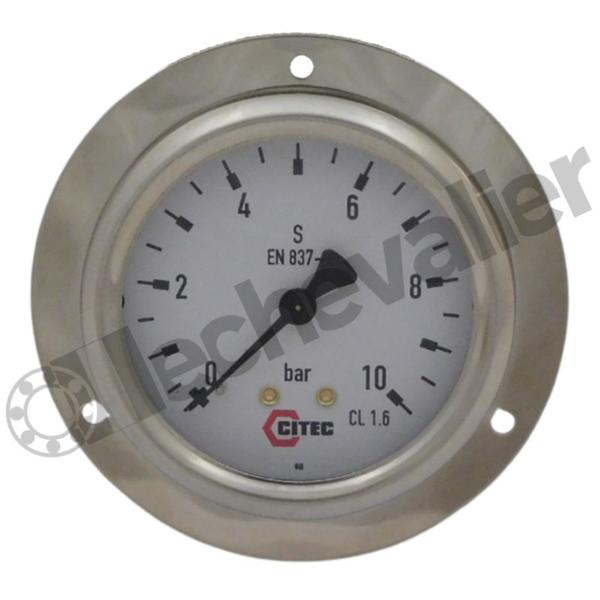 422600 MANO INOX D40-RAR-1/8 0+25B SEC - CL:1,6 - IP65 - 7116 - CITEC