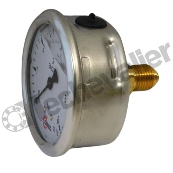 402990 MANO INOX D40-RAR-1/8 0+400B GLY - CL:1,6 - IP65 - 7214 - CITEC