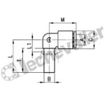 7555.8.8 COUDE ENFICHABLE D8 TECHNOPOLYMERE - CAMOZZI