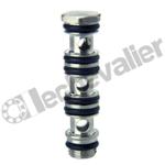 7632 03-1/4 VIS CREUSE TRIPLE 1/4 M1/4 BSPP LAITON - CAMOZZI
