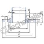 BCA.125 BRIDE A COLLERETTE DN125 EN1092-1 -DN125 PN10/16(tube 139,7)