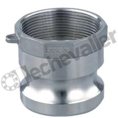 RCAI.1 ADAPTEUR TYPE A DN25 INOX - FEMELLE 1 - DIN2828