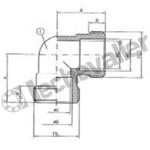 93L.15X21 COUDE MM LAITON BSPP - PN10