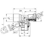9412 15/11-M16X1,5R. CAMOZZI