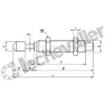 SA-1007 ABSORBEUR DE CHOCS COURSE 7mm M10X1