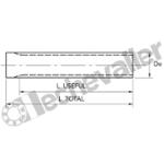BARREAU AT10 Z30 BARREAU ALU 30 DENTS LG160MM
