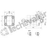 C-41-50-FR09 CHAPE MP2 NFE 49003 AVEC AXE PR VERIN ISO15552 D50
